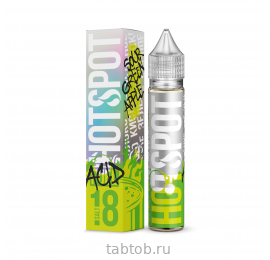 Жидкость Ultra S HOTSPOT ACID Sour Green Apple Кислое Зеленое Яблоко Strong 30 мл