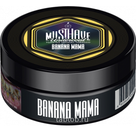 Табак Кальянный Must Have Undercoal Banana Mama (Банан) (х25гр)