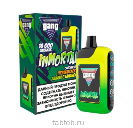 GANG IMMORTAL 16000 Тропический Лайм с Бананом