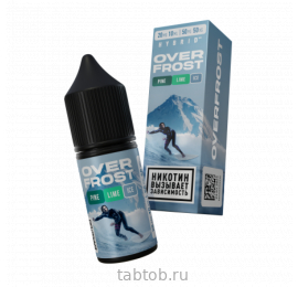 Жидкость OVERFROST Hybrid Pine Lime Ice Хвоя Лайм 30 мл