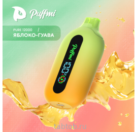 Puffmi  PURE  V2  Apple Guava (Яблоко Гуава) 12000 затяжек