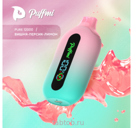 Puffmi  PURE  V2  Cherry Peach Lemon (Вишня Персик Лимон) 12000 затяжек