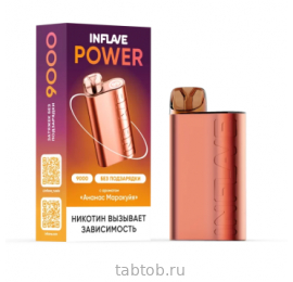 INFLAVE POWER Ананас Маракуйя 9000 затяжек