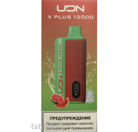 UDN BAR X PLUS Арбуз Лёд 12000 затяжек