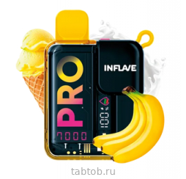 INFLAVE PRO Банановый Сорбет 7000 затяжек