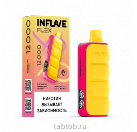 INFLAVE FLEX Банановая Жвачка 12000 затяжек