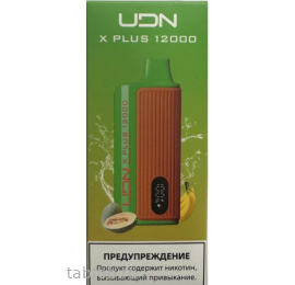 UDN BAR X PLUS Банан Дыня 12000 затяжек