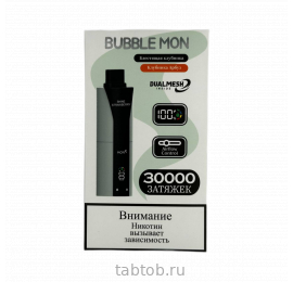 Booster Bubble Mon DUBLE (1+1) Блестящая Клубника + Клубника Арбуз 30000 затяжек