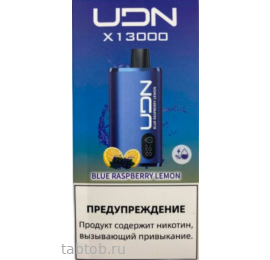 UDN X Blue Raspberry Lemon 13000 затяжек