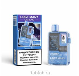 LOST MARY OS Черника Лайм 12000 затяжек