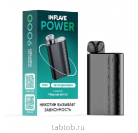 INFLAVE POWER Черная Мята 9000 затяжек