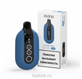 PLONQ ULTRA Голубика Мята 12000 затяжек