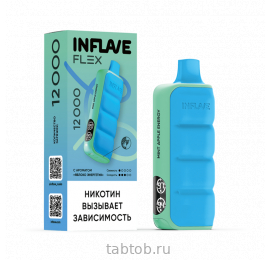 INFLAVE FLEX Яблоко Энергетик 12000 затяжек