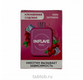 INFLAVE MINI Клюквенная Содовая 1000 затяжек