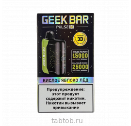 GEEKBAR PULSE Кислое Яблоко Лёд 25 000 затяжек