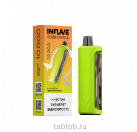 INFLAVE OMEGA Кислый Ананас 10000 затяжек