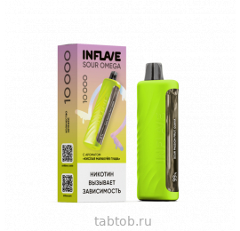 INFLAVE OMEGA Кислая Маракуйя Гуава 10000 затяжек