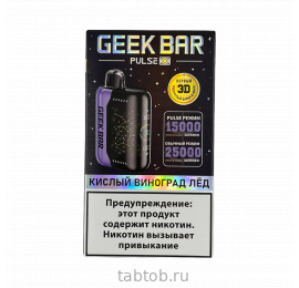 GEEKBAR PULSE Кислый Виноград Лёд 25 000 затяжек