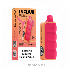 INFLAVE FLEX Клубника Грейпфрут 12000 затяжек