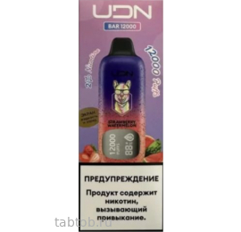 UDN BAR X PLUS Клубника Арбуз 12000 затяжек