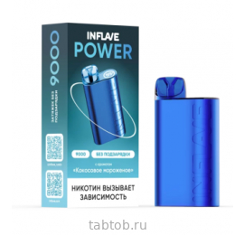 INFLAVE POWER Кокосовое Мороженое 9000 затяжек