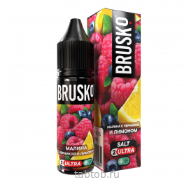 Жидкость BRUSKO ULTRA Chubby Малина с Черникой и Лимоном 35 мл