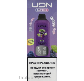 UDN BAR X PLUS Малина Виноград 12000 затяжек