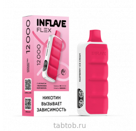 INFLAVE FLEX Малиновое Мороженое 12000 затяжек