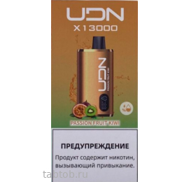 UDN X Passion Fruit Kiwi 13000 затяжек