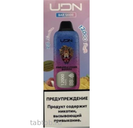 UDN X Pineapple Lychee Banana 12000 затяжек