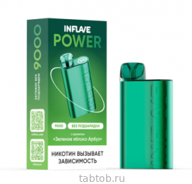 INFLAVE POWER Зеленое Яблоко Арбуз 9000 затяжек