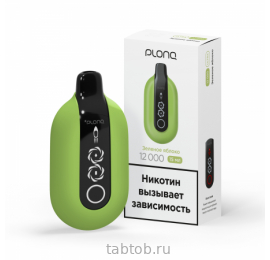 PLONQ ULTRA Зелёное Яблоко 12000 затяжек