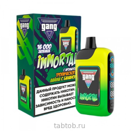 GANG IMMORTAL 16000 Тропический Лайм с Бананом