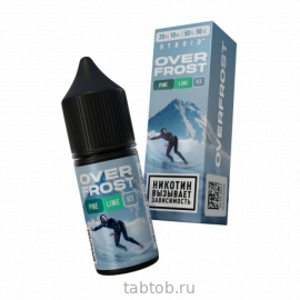 Жидкость OVERFROST Hybrid Pine Lime Ice Хвоя Лайм 30 мл