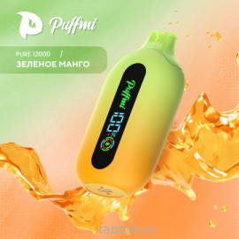 Puffmi  PURE  V2  Green Mango (Зеленое Манго) 12000 затяжек