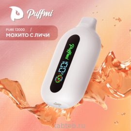 Puffmi  PURE  V2  Mojito Lychee (Мохито Личи) 12000 затяжек