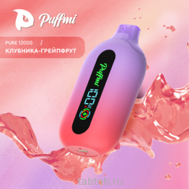 Puffmi  PURE  V2  Strawberry Grapefruit ( Клубника Грейпфрут) 12000 затяжек