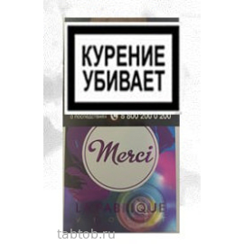 Сигареты Merci La Fabrique Violet Суперслим (черника-ментол)