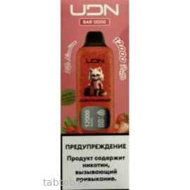 UDN BAR X PLUS Aloe Strawberry 12000 затяжек