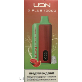 UDN BAR X PLUS Арбуз Лёд 12000 затяжек