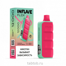 INFLAVE FLEX Арбузные Леденцы 12000 затяжек