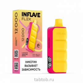 INFLAVE FLEX Банановая Жвачка 12000 затяжек