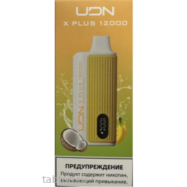 UDN BAR X PLUS Банан Кокос 12000 затяжек