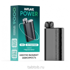 INFLAVE POWER Черная Мята 9000 затяжек