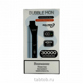 Booster Bubble Mon DUBLE (1+1) Ежевика Киви + Лимон Маракуйя Персик 30000 затяжек