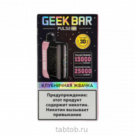 GEEKBAR PULSE Клубничная Жвачка 25 000 затяжек