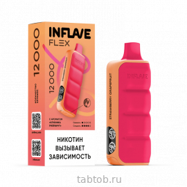 INFLAVE FLEX Клубника Грейпфрут 12000 затяжек