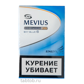 Сигареты Mevius Sky Blue 6 Side-Slide