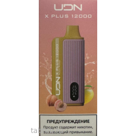 UDN BAR X PLUS Персик Манго 12000 затяжек