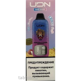 UDN X Pineapple Lychee Banana 12000 затяжек